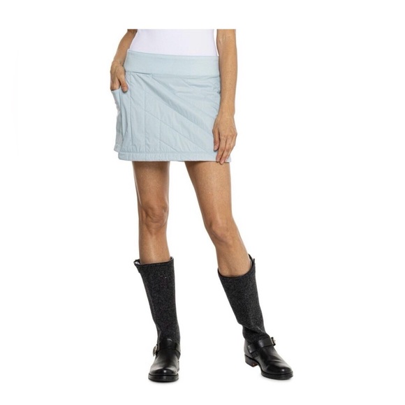 Smartwool Smartloft Pull-On Skirt Womens Medium Winter Sky never worn - Picture 11 of 12